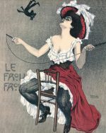 Illustration for <a href="https://vintagefetishbookcovers.wordpress.com/2023/09/21/le-frou-frou/">Le Frou Frou</a>