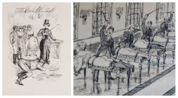 Left: Meine grausame, süsse Reitpeitsche (1905)
Right: Germaine und Molly (1922)
Find them in <a href="https://vintagebdsmart.com/illustrated-books-extra-gallery/">Illustrated Books</a>